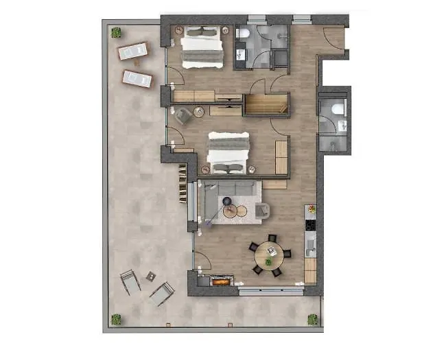 公寓式酒店 Balma Restaurant 莱赫阿尔贝格